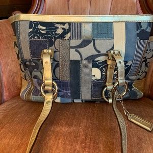 Coach Patchwork Denim Tote